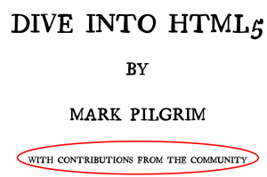 Dive Into HTML5 title screen
