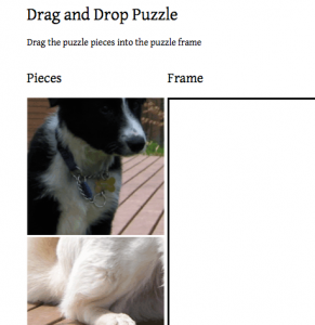 HTML5 Drag and Drop Puzzle