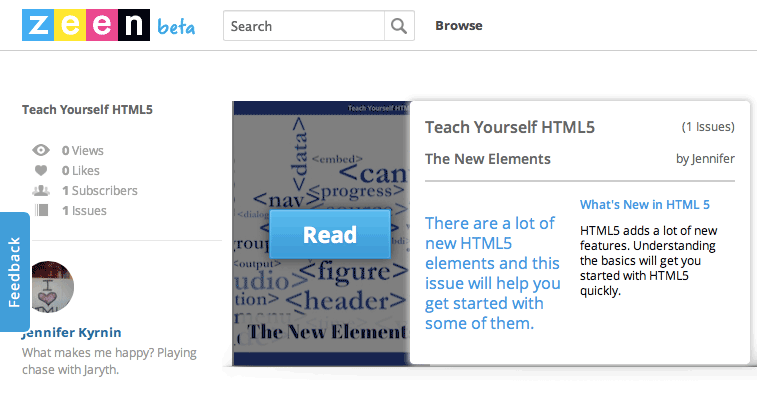 HTML5 Zeen